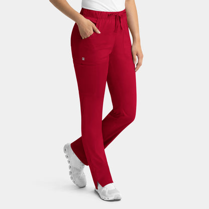 Women's Full Elastic Waistband Cargo Pant
