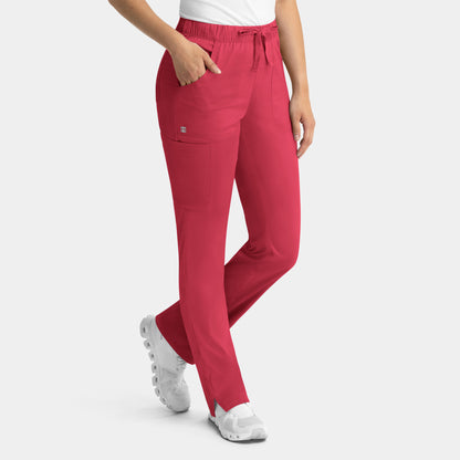 Women's Full Elastic Waistband Cargo Pant