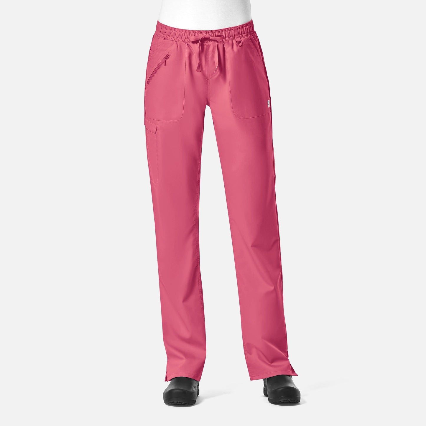 Women's Full Elastic Zipper Pocket Cargo Pant