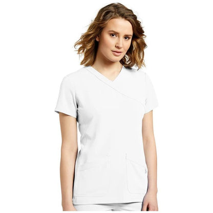 Solid Women's Scrub Top by MARVELLA