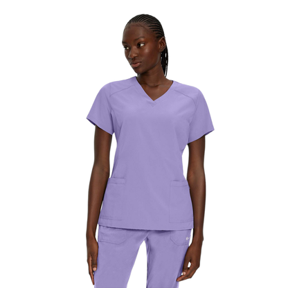 White Cross FIT Women's 2-Pocket V-Neck Scrub Top - SALE