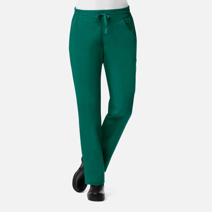 Ladies Mesh Pocket 3-Quaters Elastic Band Pant