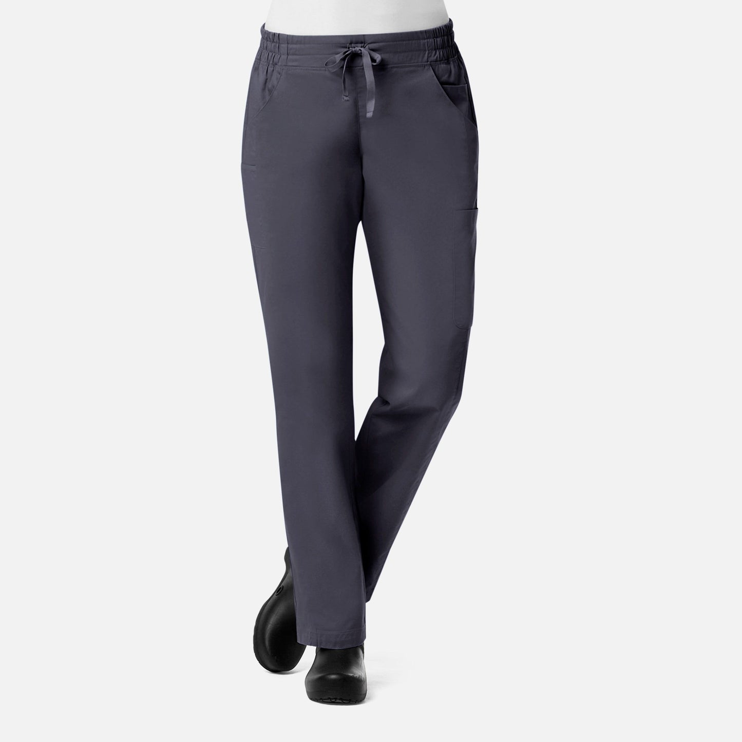 Ladies Mesh Pocket 3-Quaters Elastic Band Pant