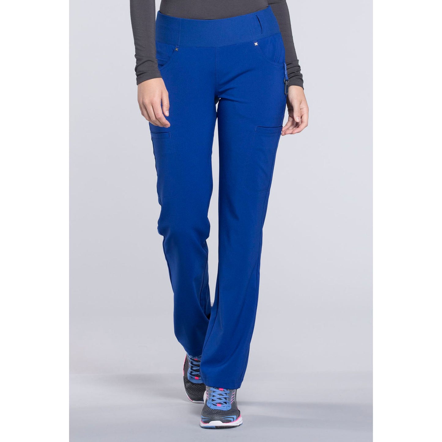 Mid Rise Straight Leg Pull-on Pant