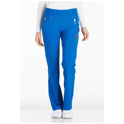 Mid Rise Straight Leg Pull-on Pant