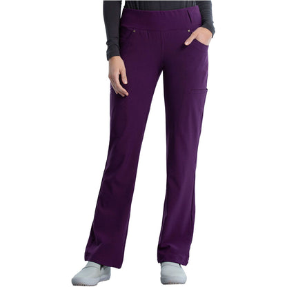 Mid Rise Straight Leg Pull-on Pant