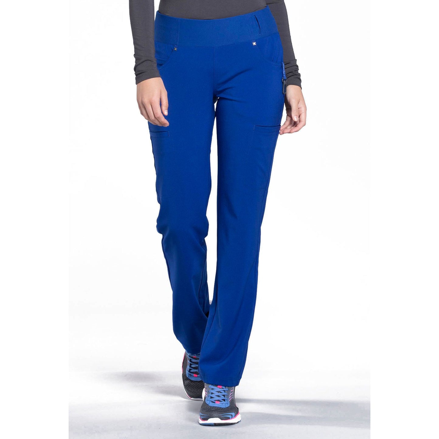 Mid Rise Straight Leg Pull-on Pant