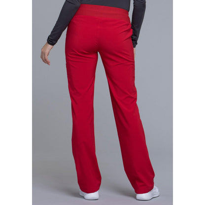 Mid Rise Straight Leg Pull-on Pant