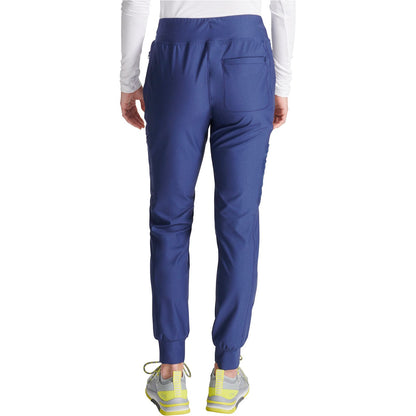 Mid Rise Tapered Leg Drawstring Pant