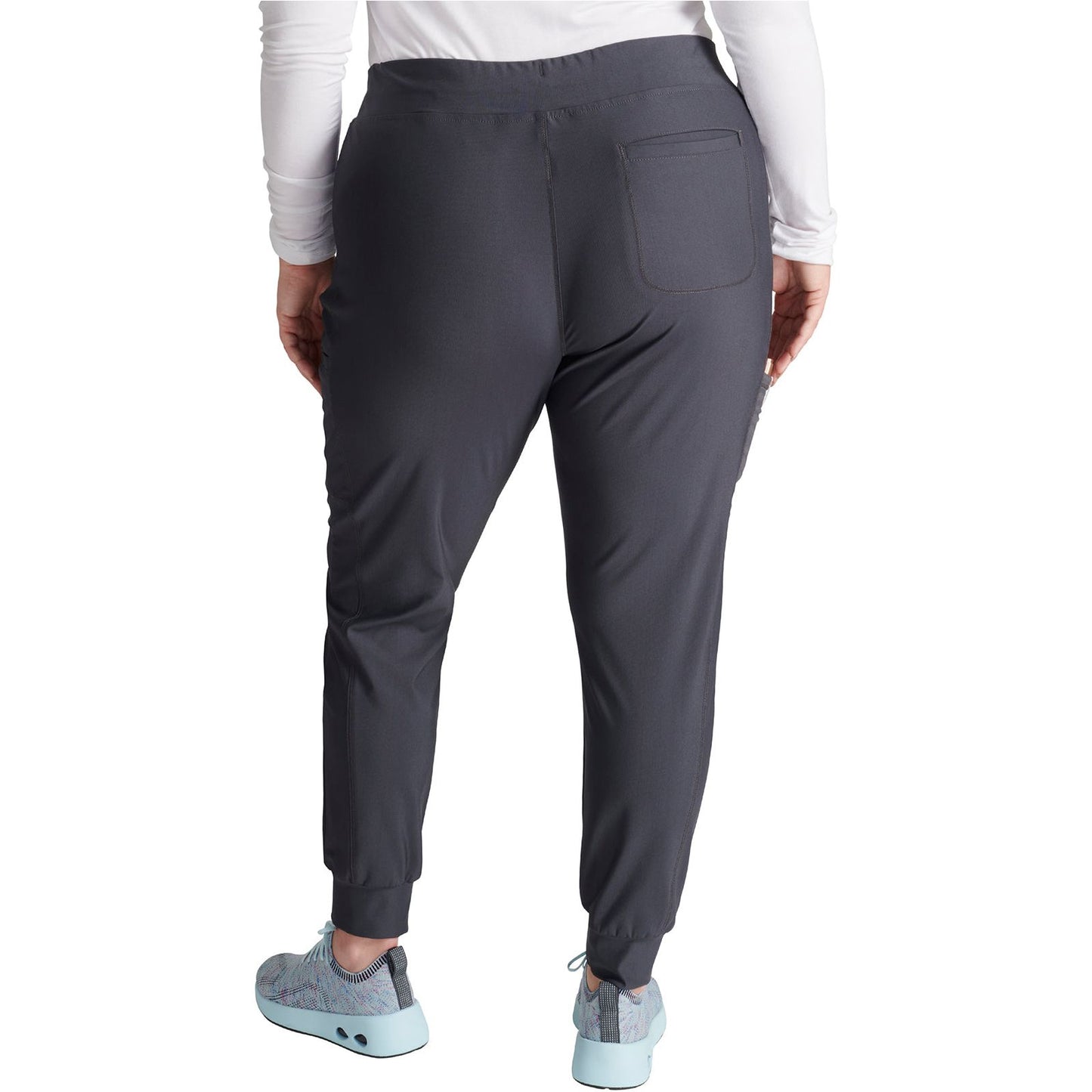 Mid Rise Tapered Leg Drawstring Pant