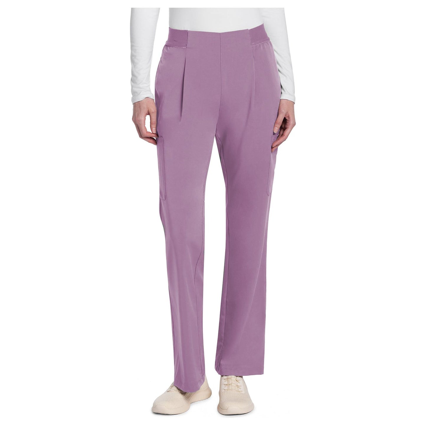 Mid Rise Pull-On Moderate Flare Leg Pant