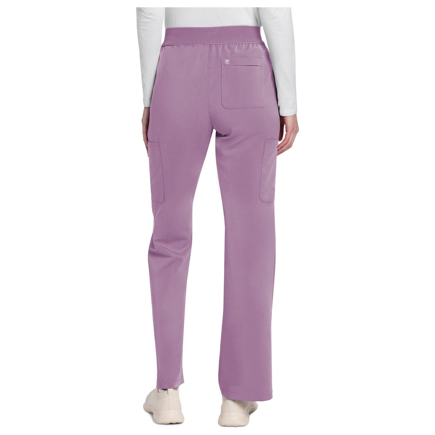 Mid Rise Pull-On Moderate Flare Leg Pant