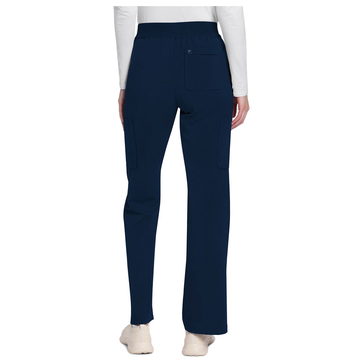 Mid Rise Pull-On Moderate Flare Leg Pant