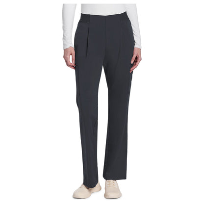 Mid Rise Pull-On Moderate Flare Leg Pant