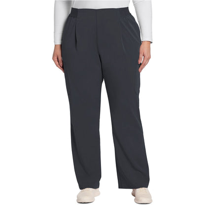 Mid Rise Pull-On Moderate Flare Leg Pant