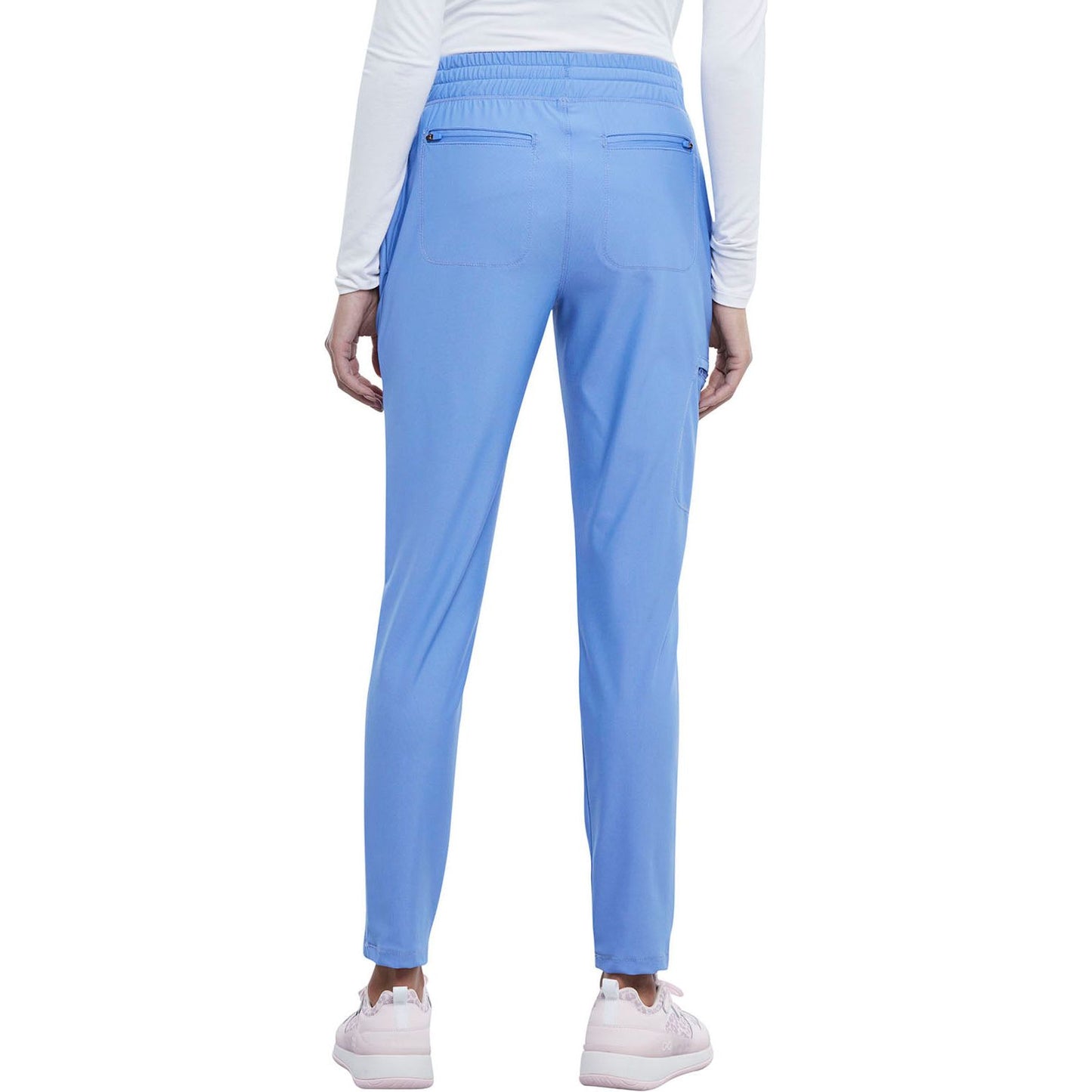 Mid Rise Tapered Leg Drawstring Pant