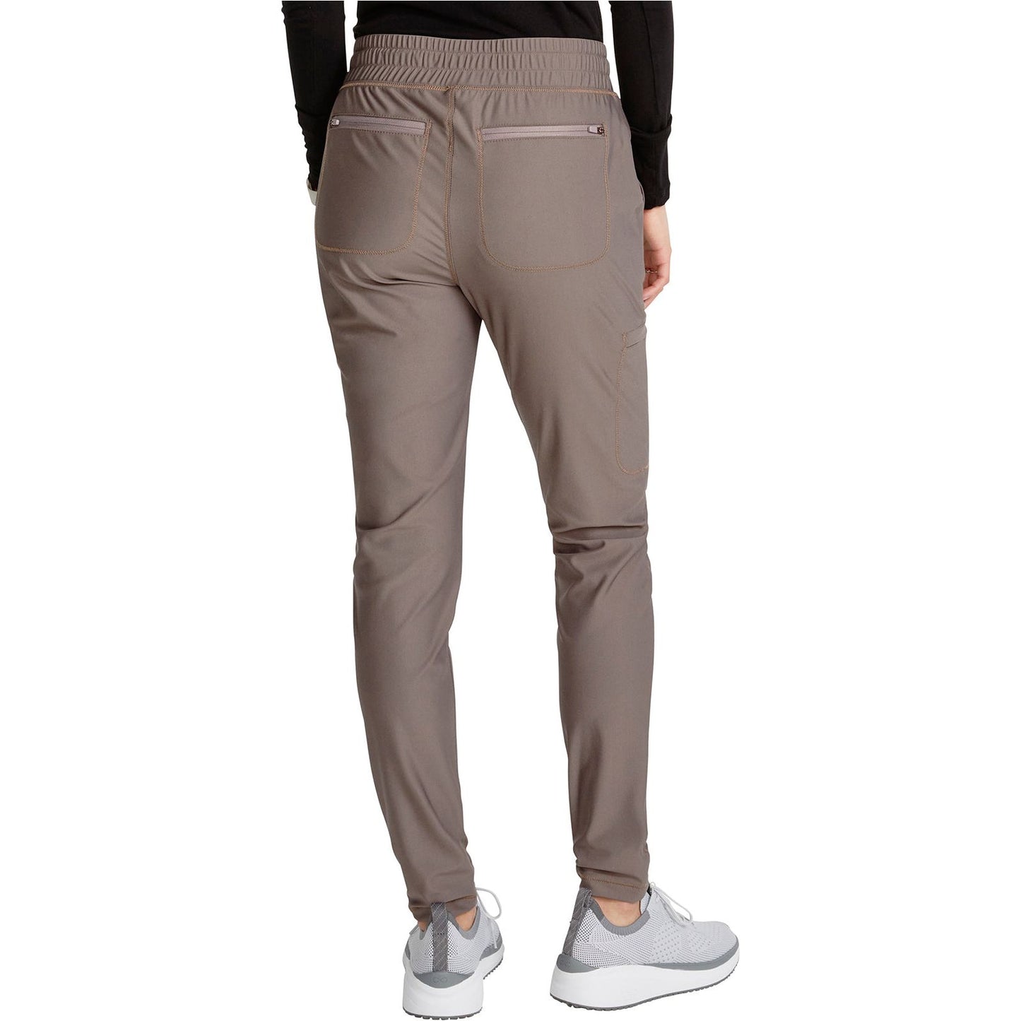 Mid Rise Tapered Leg Drawstring Pant