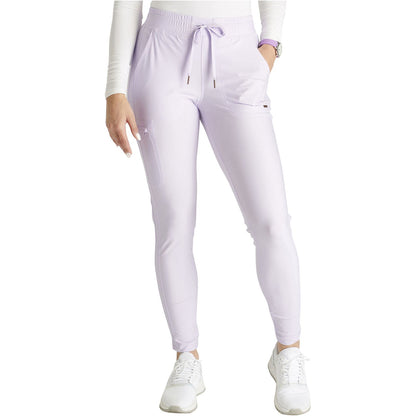 Mid Rise Tapered Leg Drawstring Pant