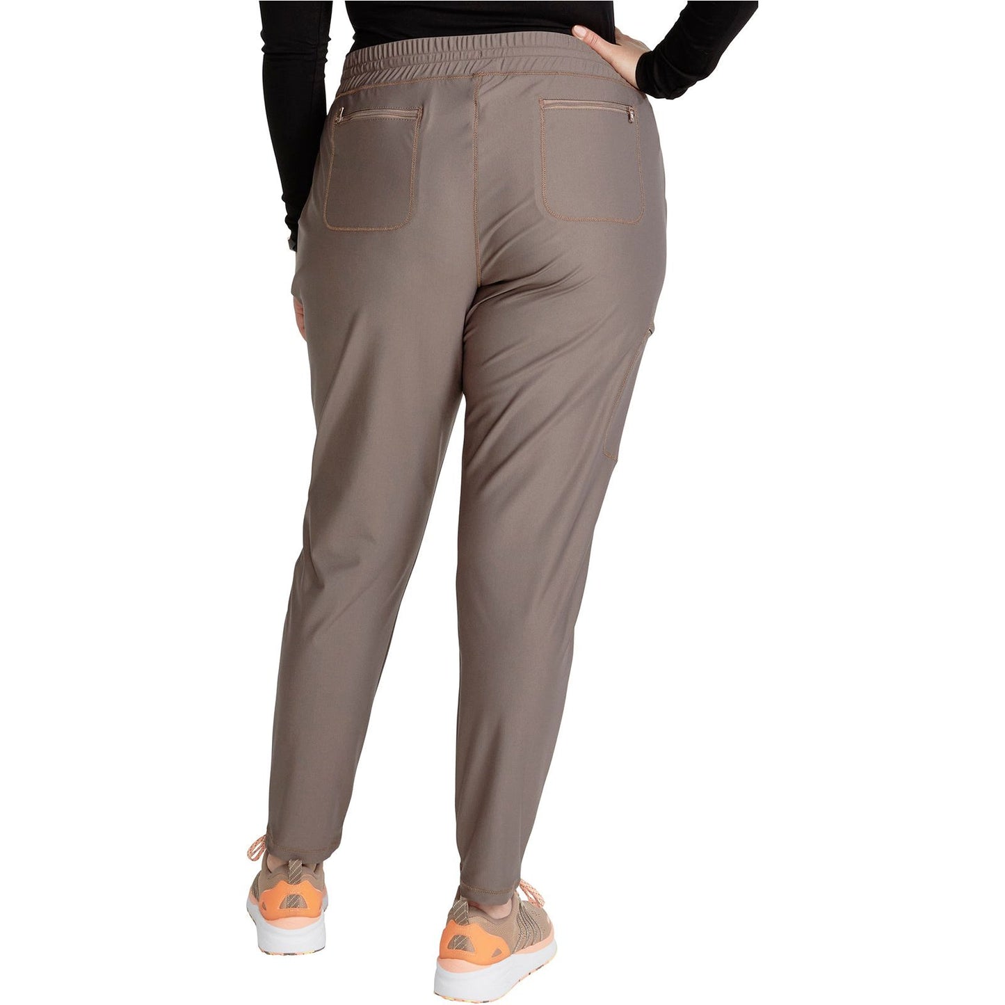 Mid Rise Tapered Leg Drawstring Pant