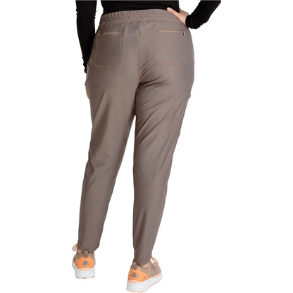 Mid Rise Tapered Leg Drawstring Pant