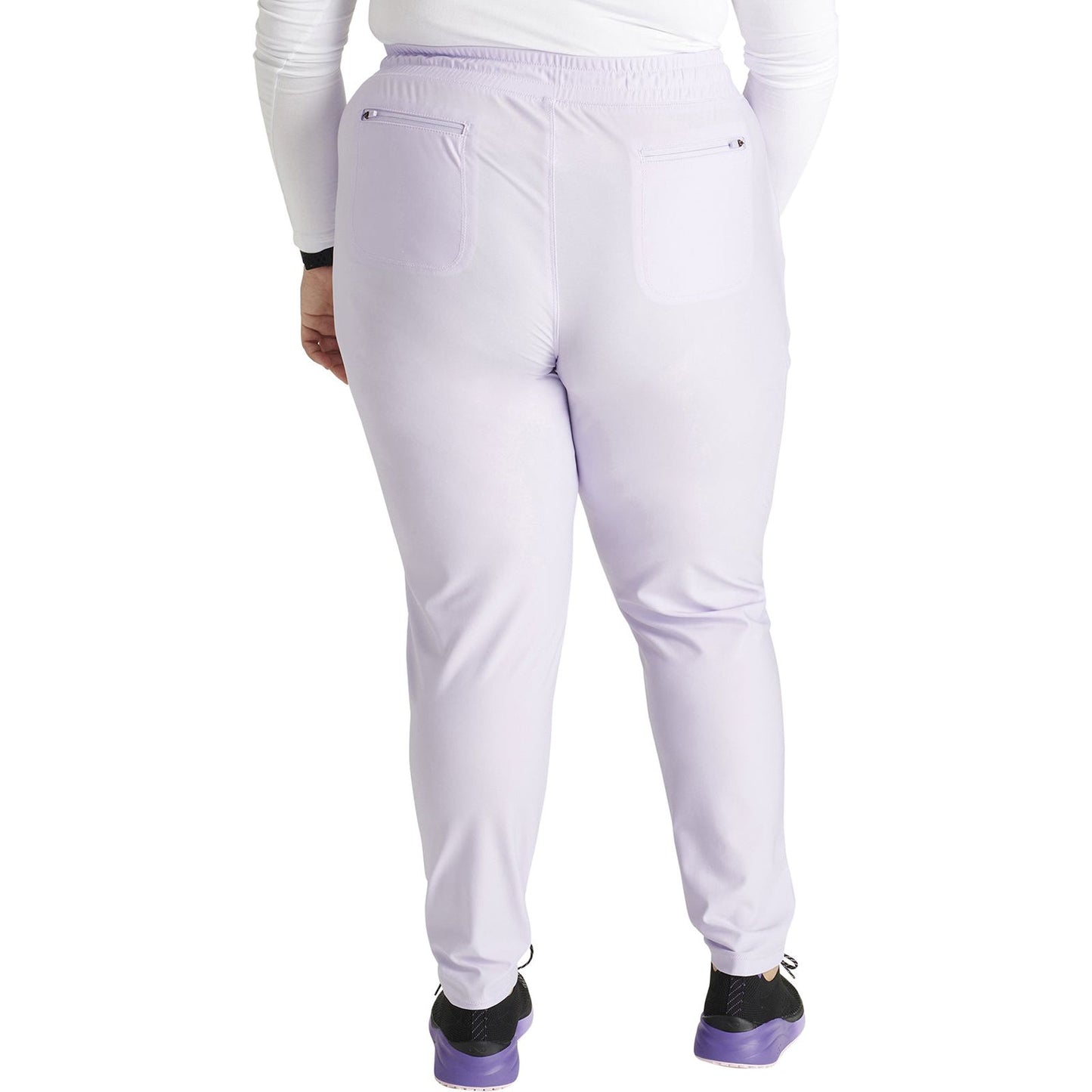 Mid Rise Tapered Leg Drawstring Pant