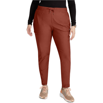 Mid Rise Tapered Leg Drawstring Pant