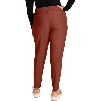 Mid Rise Tapered Leg Drawstring Pant