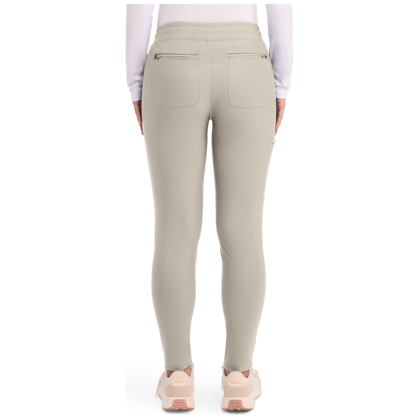 Mid Rise Tapered Leg Drawstring Pant