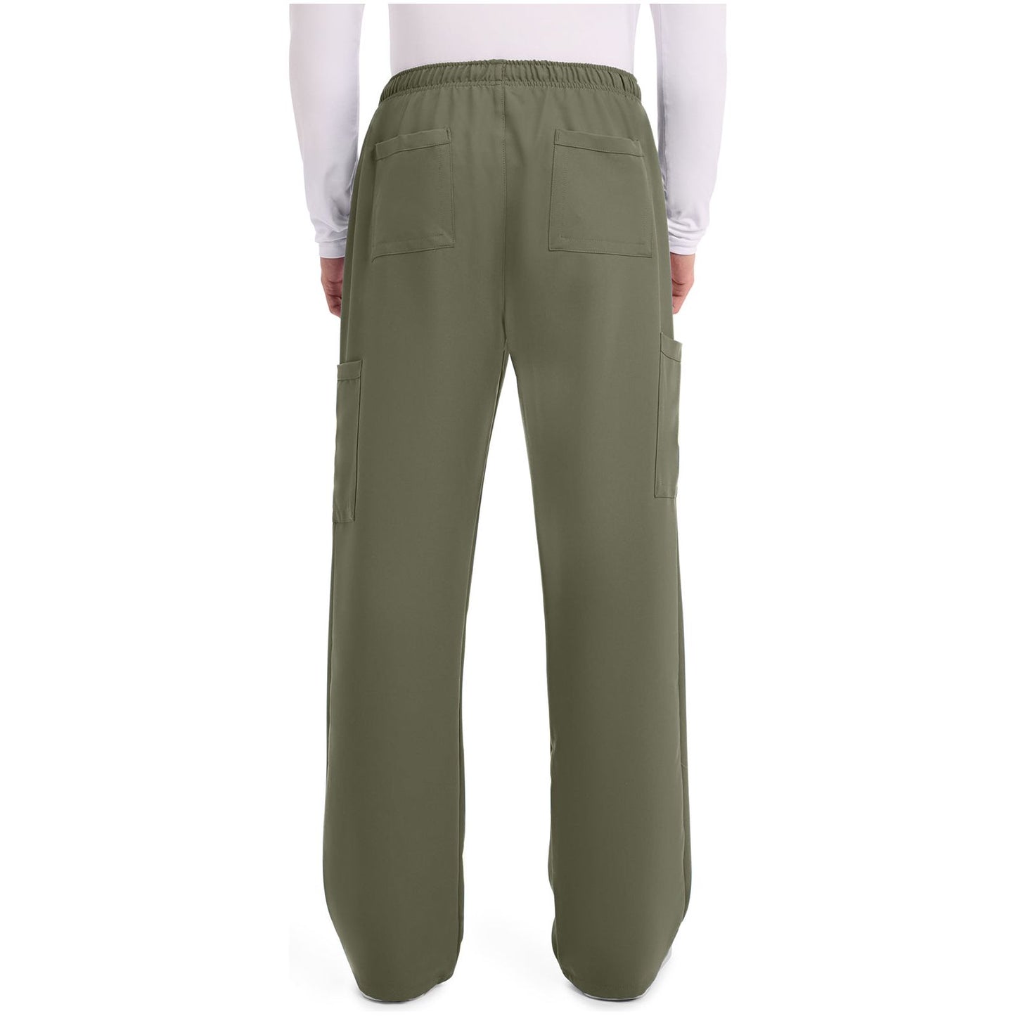 Men's Mid Rise Zip Fly Straight Leg Pant