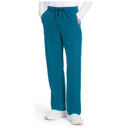 Men's Mid Rise Zip Fly Straight Leg Pant