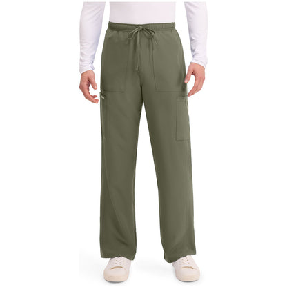 Men's Mid Rise Zip Fly Straight Leg Pant