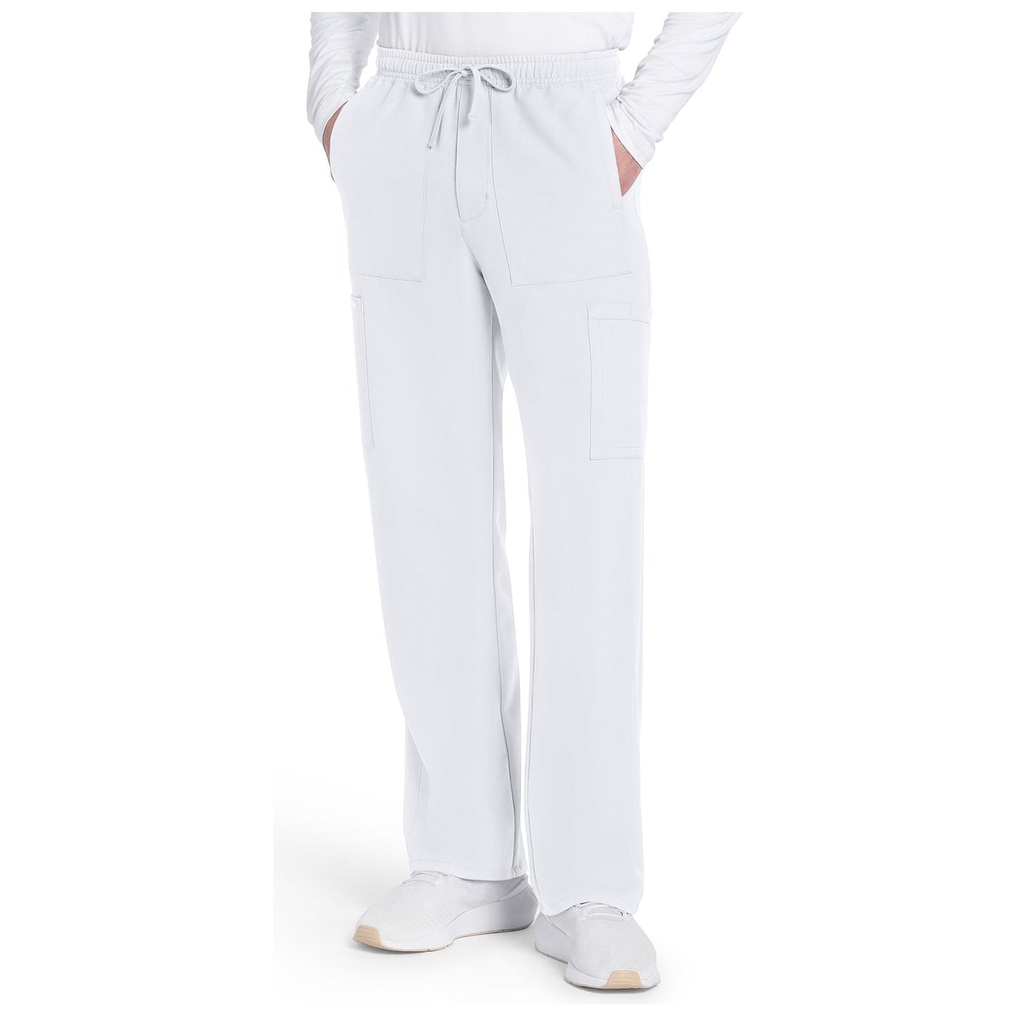 Men's Mid Rise Zip Fly Straight Leg Pant
