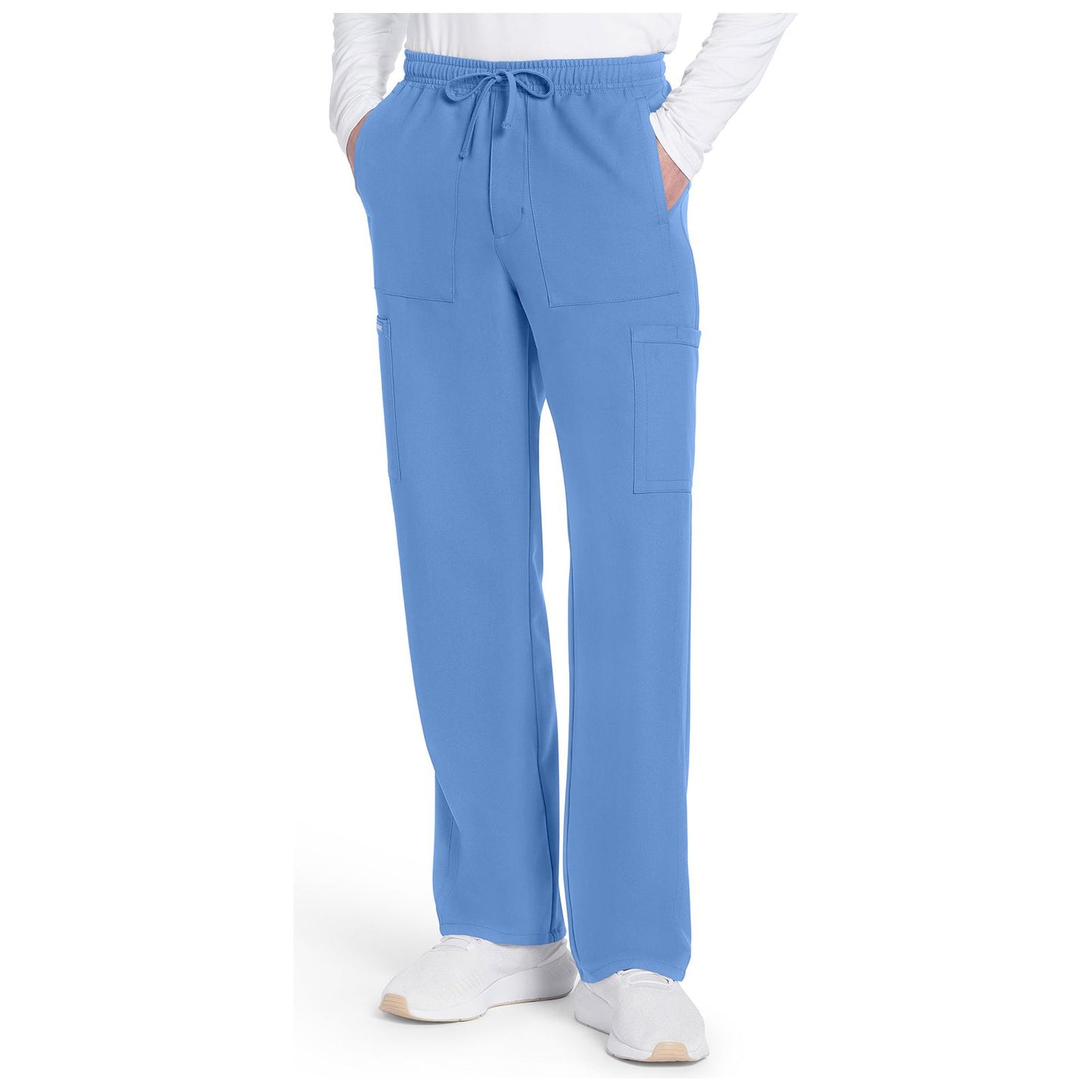 Men's Mid Rise Zip Fly Straight Leg Pant