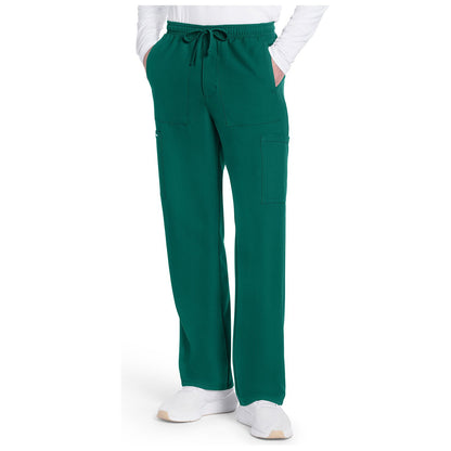 Men's Mid Rise Zip Fly Straight Leg Pant