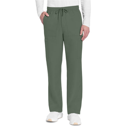 Men's Mid Rise Zip Fly Straight Leg Pant