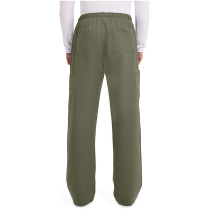 Men's Mid Rise Zip Fly Straight Leg Pant