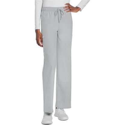 Unisex Mid Rise Drawstring Straight Pant