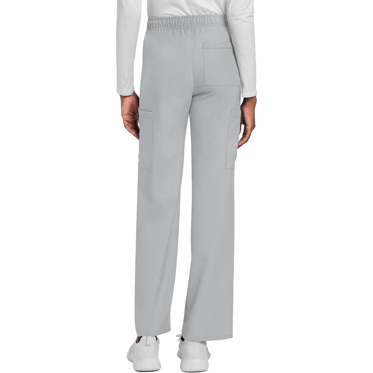 Unisex Mid Rise Drawstring Straight Pant