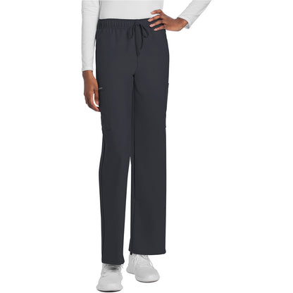 Unisex Mid Rise Drawstring Straight Pant