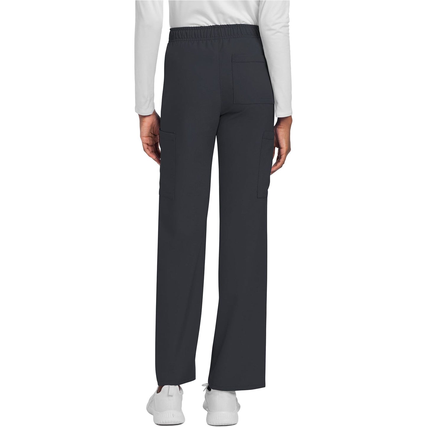 Unisex Mid Rise Drawstring Straight Pant