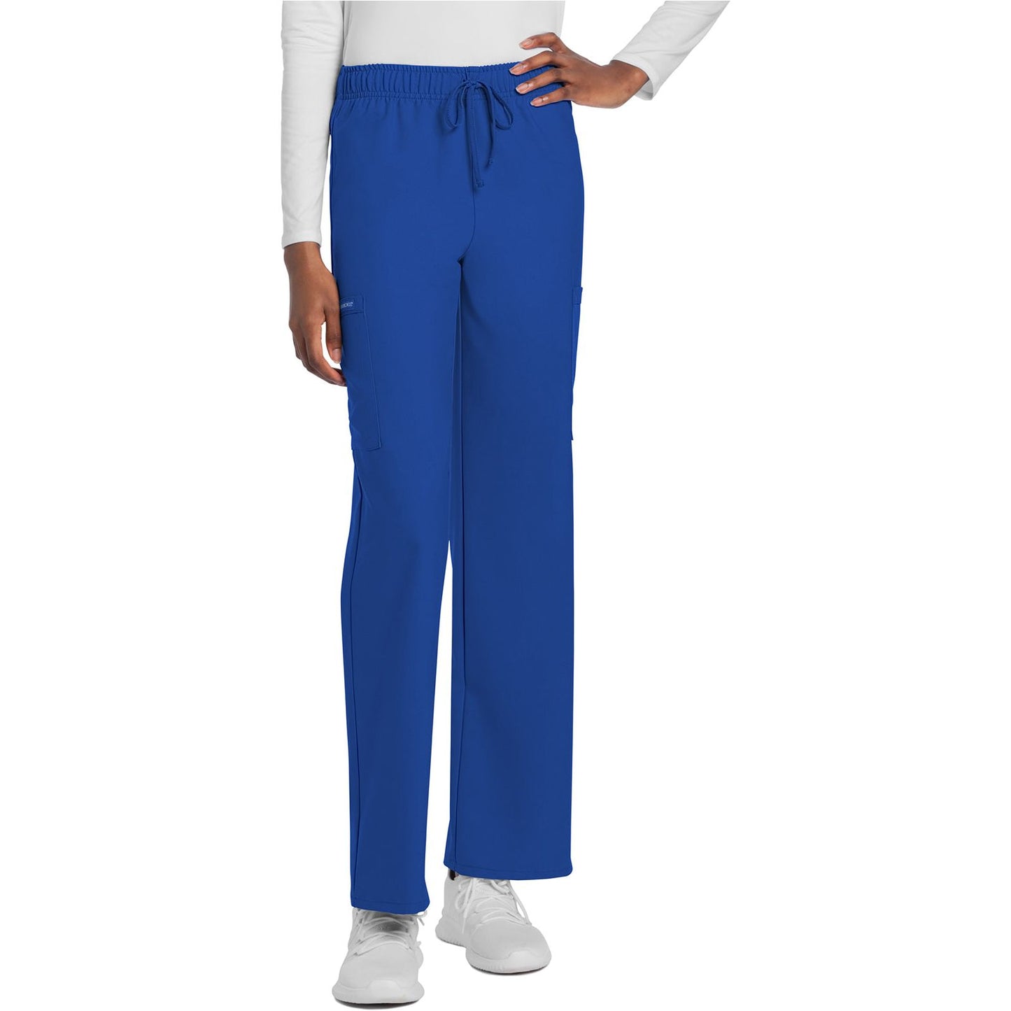 Unisex Mid Rise Drawstring Straight Pant