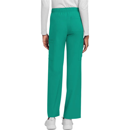 Unisex Mid Rise Drawstring Straight Pant