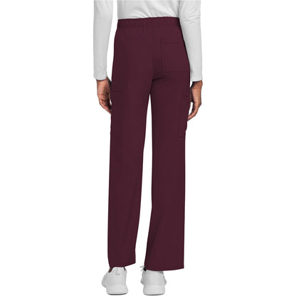 Unisex Mid Rise Drawstring Straight Pant