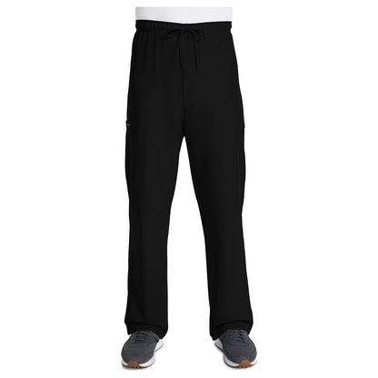 Unisex Mid Rise Drawstring Straight Pant