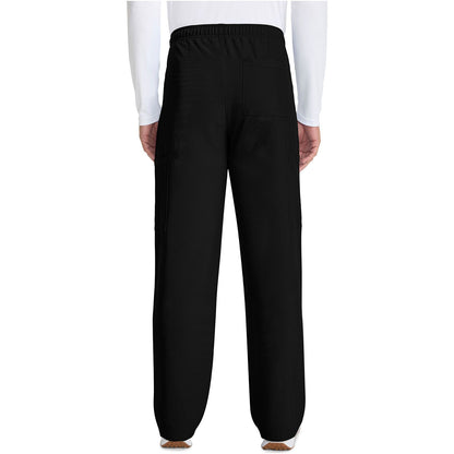 Unisex Mid Rise Drawstring Straight Pant