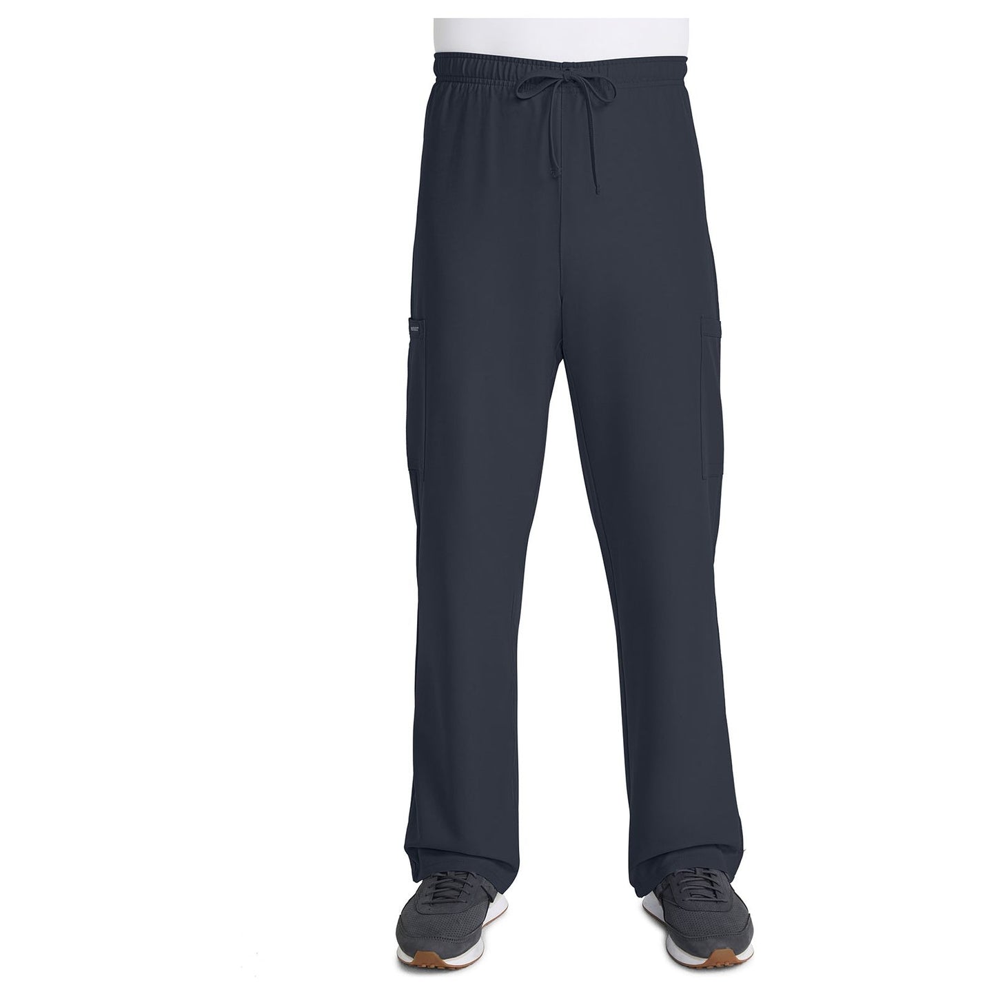 Unisex Mid Rise Drawstring Straight Pant
