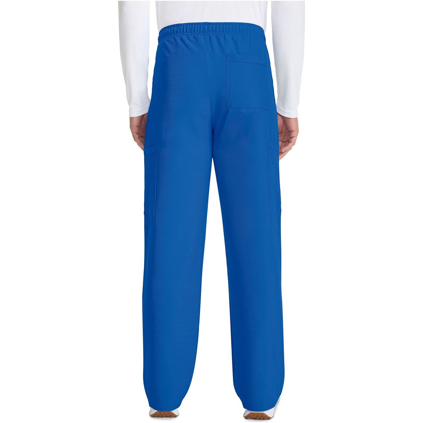 Unisex Mid Rise Drawstring Straight Pant