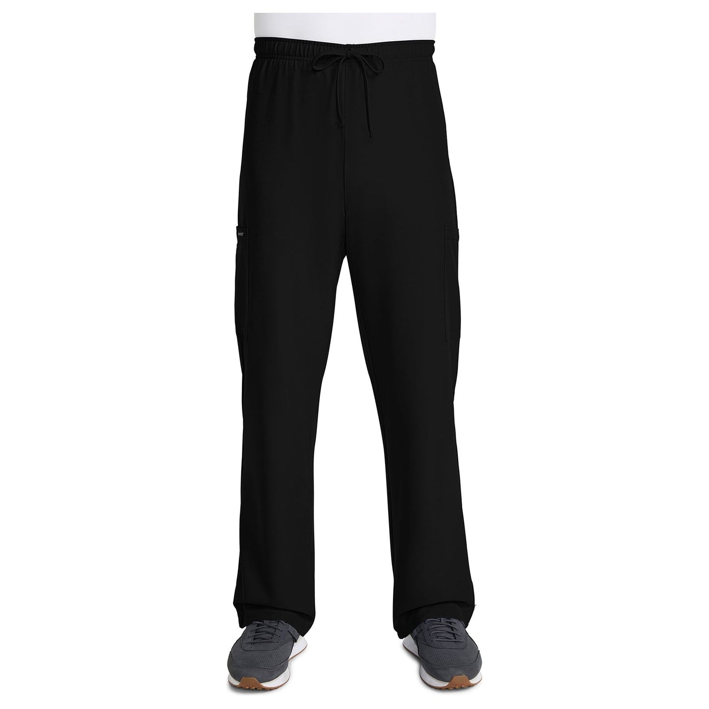 Unisex Mid Rise Drawstring Straight Pant