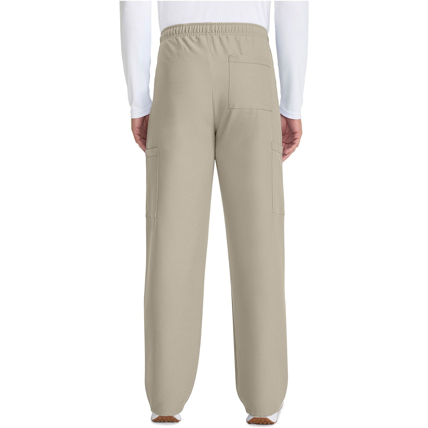 Unisex Mid Rise Drawstring Straight Pant