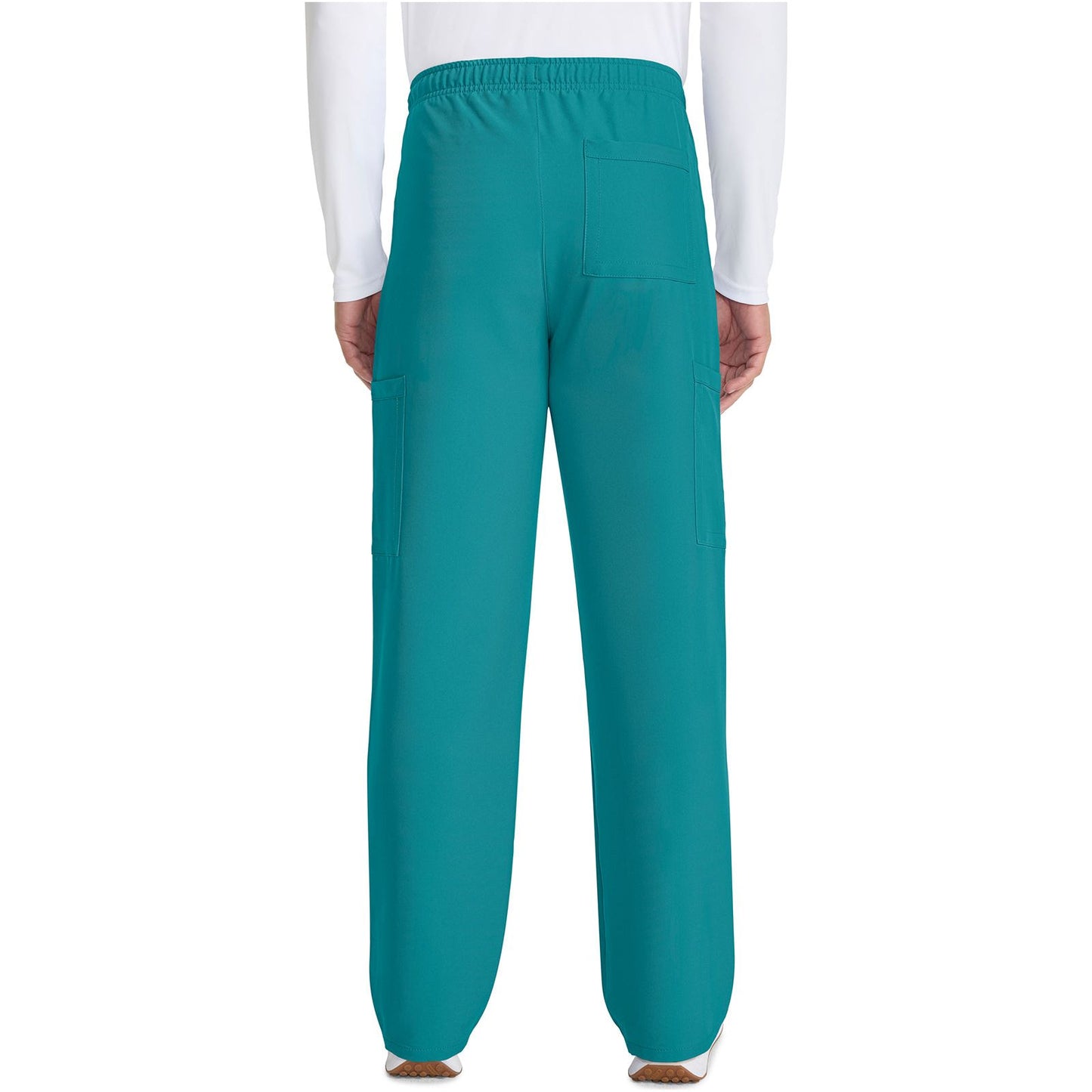 Unisex Mid Rise Drawstring Straight Pant